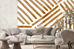 Fototapeta: Kreski w stylu akwareli na białym tle