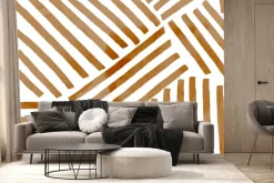 Fototapeta: Kreski w stylu akwareli na białym tle