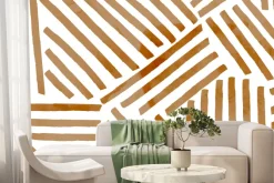 Fototapeta: Kreski w stylu akwareli na białym tle