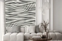 Fototapeta: Kropki w trójwymiarowej iluzji optycznej