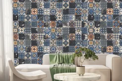 Fototapeta: Kwadratowe ornamentowe płytki