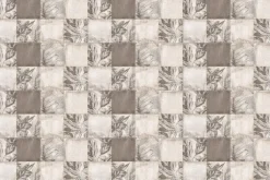 Fototapeta: Kwadratowe płytki z botanicznym motywem