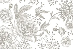 Fototapeta: Kwiatowy wzór w stylu vintage