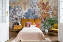 Fototapeta: Kwiaty lilie na abstrakcyjnym tle