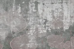 Fototapeta: Kwiaty maki na betonie