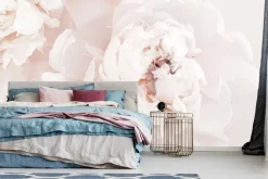 Fototapeta: Kwiaty piwonii w pastelowym kolorze