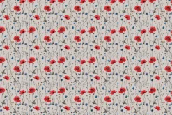 Fototapeta: Kwiaty polne maki chabry i niebieskie motyle naturalny botaniczny