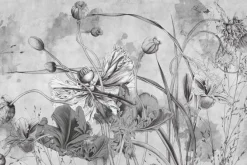 Fototapeta: Kwiaty polne w monochromatycznych barwach