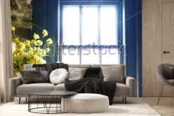 Fototapeta: Kwiaty w pobliżu okna