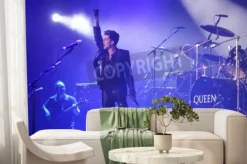 Fototapeta: Kyiv, ukraine - june 30, 2012: queen with adam lambert perform