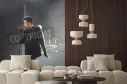 Fototapeta: Kyiv, ukraine - june 30, 2012: queen with adam lambert perform