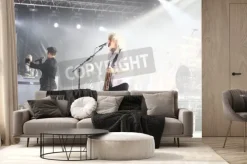 Fototapeta: Kyiv, ukraine - june 30, 2012: queen with adam lambert perform