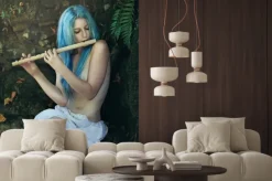 Fototapeta: Las maiden gra na flecie