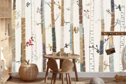 Fototapeta: Las w stylu vintage