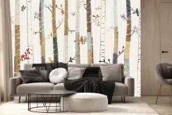 Fototapeta: Las w stylu vintage