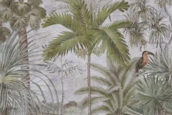 Fototapeta: Last tropikalny dżungla z egzotycznym ptakiem