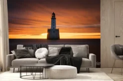 Fototapeta: Latarnia morska krajobraz zachód słońca