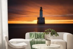 Fototapeta: Latarnia morska krajobraz zachód słońca