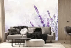 Fototapeta: Lawenda malowana akwarelą