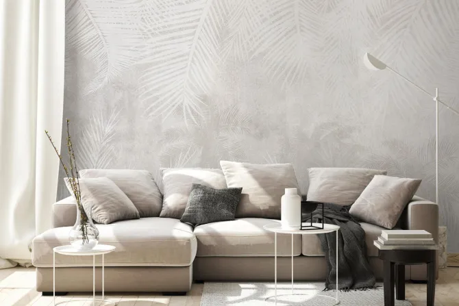 Fototapeta: Liście i drzewa palmowe