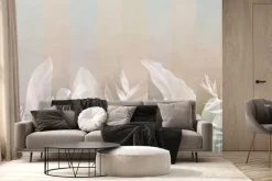 Fototapeta: Liście palm i monstery