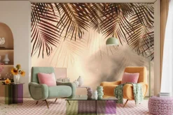 Fototapeta: Liście palmowe abstrakcyjne tło botaniczne