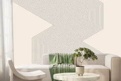 Fototapeta: Linie minimalistyczna abstrakcja