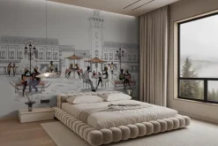 Fototapeta: Ludzie spędzający czas na mieście