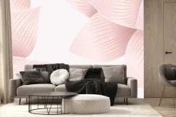 Fototapeta: Luxurious background design with golden lotus. lotus flowers