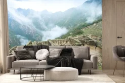 Fototapeta: Machu picchu, wpisanego na listę światowego dziedzictwa unesco