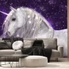 Fototapeta: Magiczny biały jednorożec