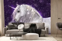 Fototapeta: Magiczny biały jednorożec