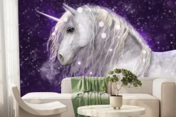 Fototapeta: Magiczny biały jednorożec