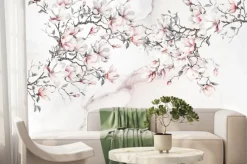 Fototapeta: Magnolie na marmurze