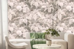 Fototapeta: Malowana subtelna imitacja kwiatów lilii