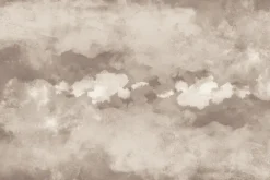 Fototapeta: Malowane beżowe chmury
