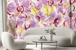 Fototapeta: Malowane kwiaty storczyków