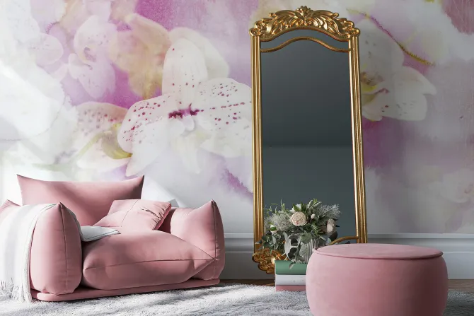 Fototapeta: Malowane kwiaty storczyków