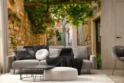 Fototapeta: Malownicza uliczka ze schodami w dubrowniku