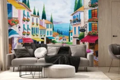 Fototapeta: Malownicza wioska nad morzem