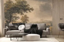 Fototapeta: Malownicze wzgórza z bujną roślinnością