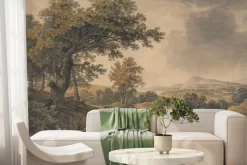 Fototapeta: Malownicze wzgórza z bujną roślinnością