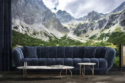 Fototapeta: Malowniczy krajobraz z jeziorem górskim