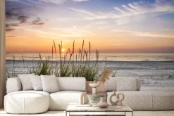 Fototapeta: Malowniczy zachód słońca nad morzem