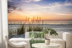 Fototapeta: Malowniczy zachód słońca nad morzem