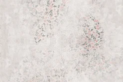 Fototapeta: Mandala na jasnym tle wśród kwiatów