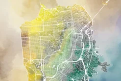 Fototapeta: Mapa miasta san francisco