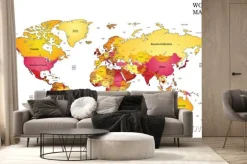 Fototapeta: Mapa świata.