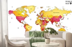 Fototapeta: Mapa świata.