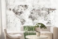 Fototapeta: Mapa świata w stylu vintage